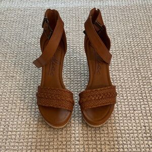 Brown Leather Women's Sandals